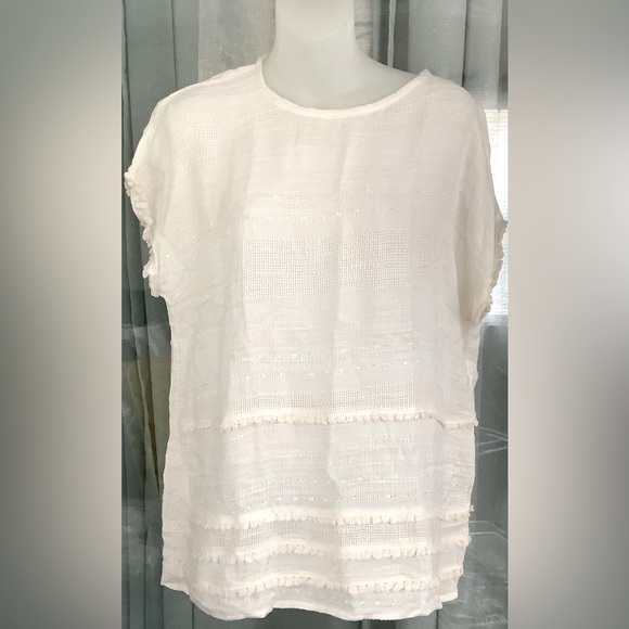 Maxfashion Tops - MAX FASHION WOMENS TOP WITH FRINGE